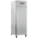 Ventilated freezer cabinet 600 Lit. 1 GN 2/1 door, on wheels, 2 with brakes