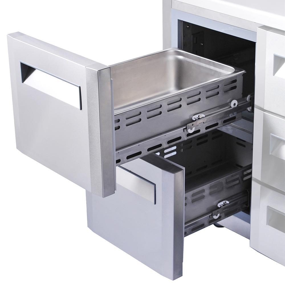 2 drawer block kit (1/2 + 1/2)