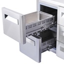2 drawer block kit (1/2 + 1/2)