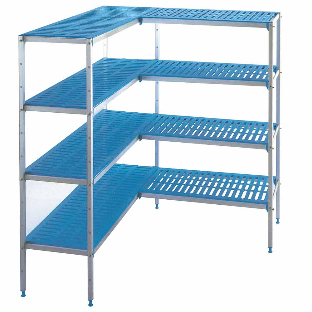 Aluminium shelves kit in "L" 4 levels for C10.3A/PM