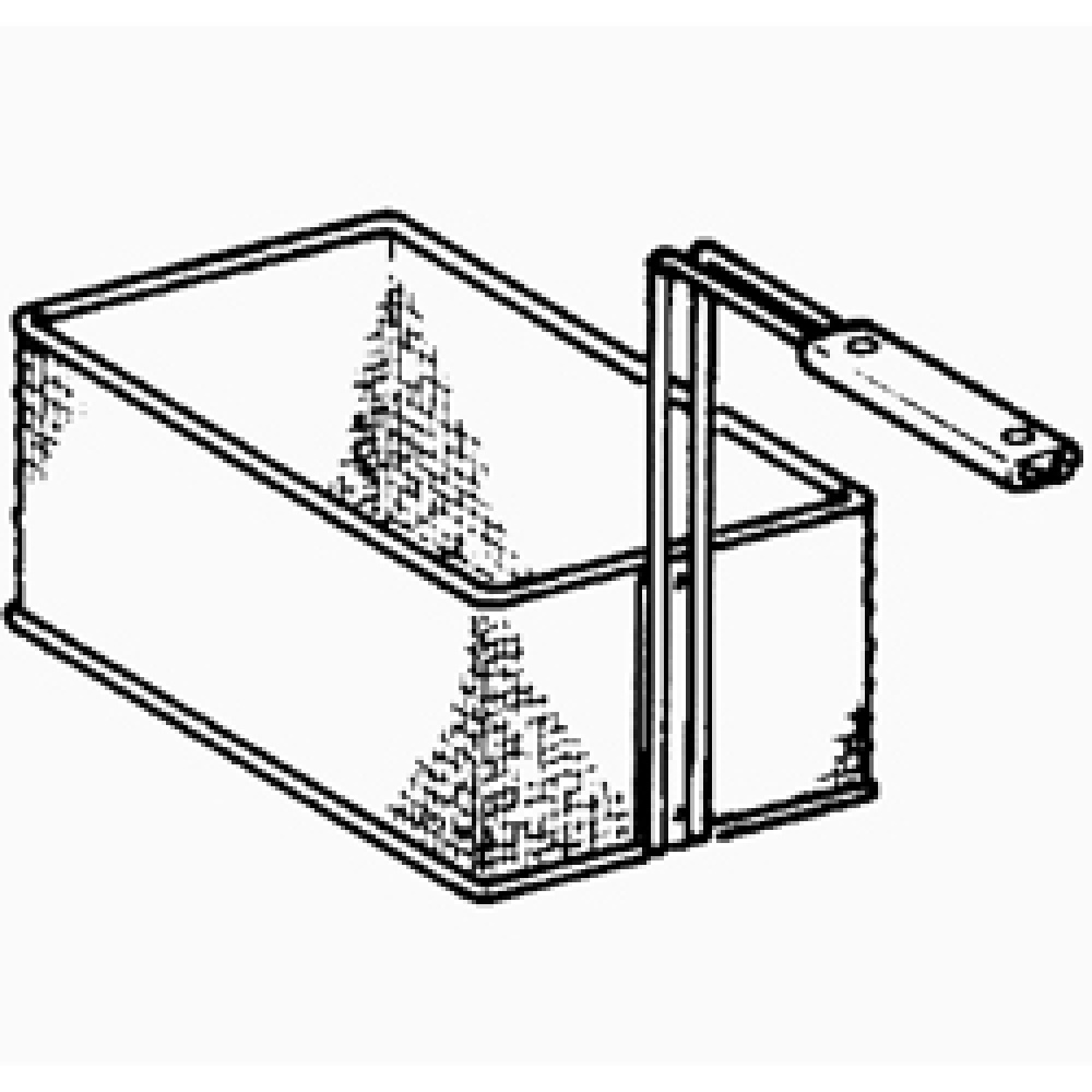 Basket for fryer 1/2 basket