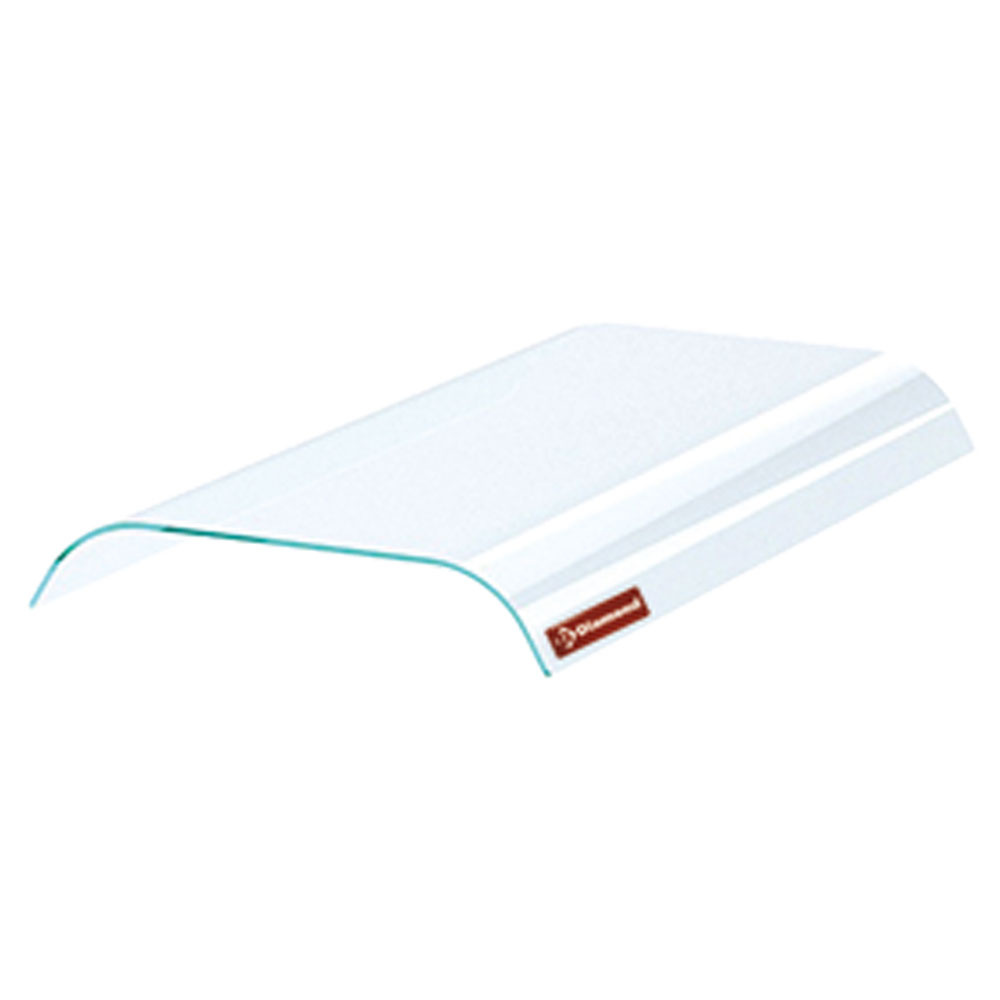 Central "curved" glass on each side, 2x GN 1/1
