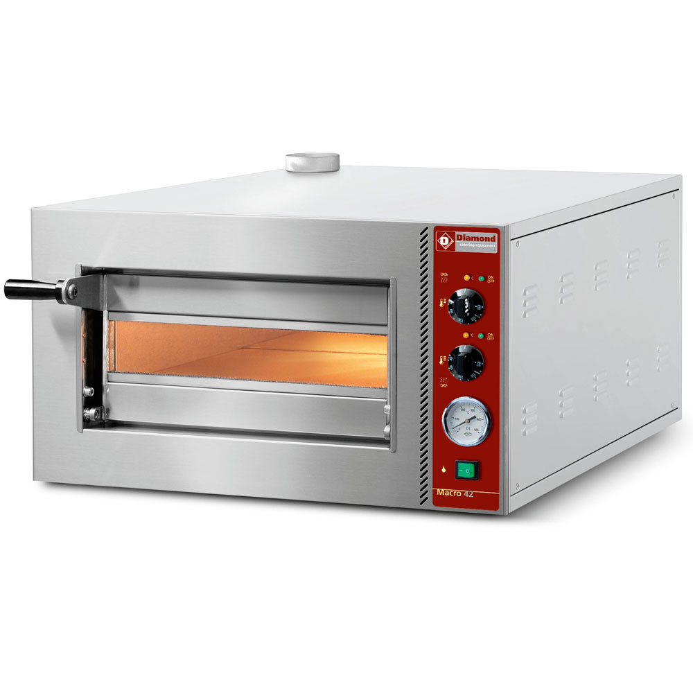 Electric pizza-ovenø 420 mm, chamber 420x420xh144 mm