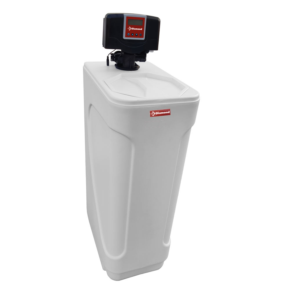 Chrono-volumetric water softener, 27 Lit, monobloc