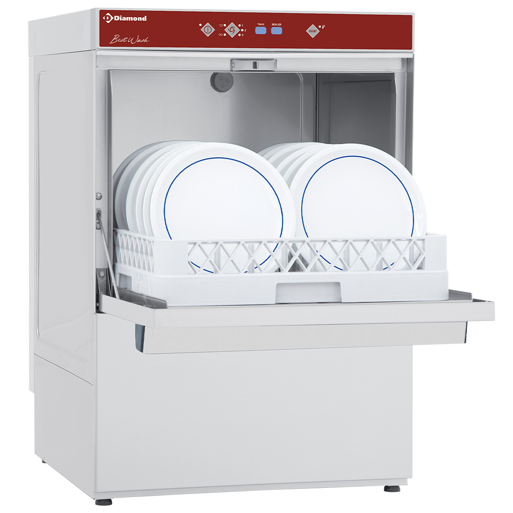 Dishwasher basket 500x500mm"Full Hygiene", with softener continuously