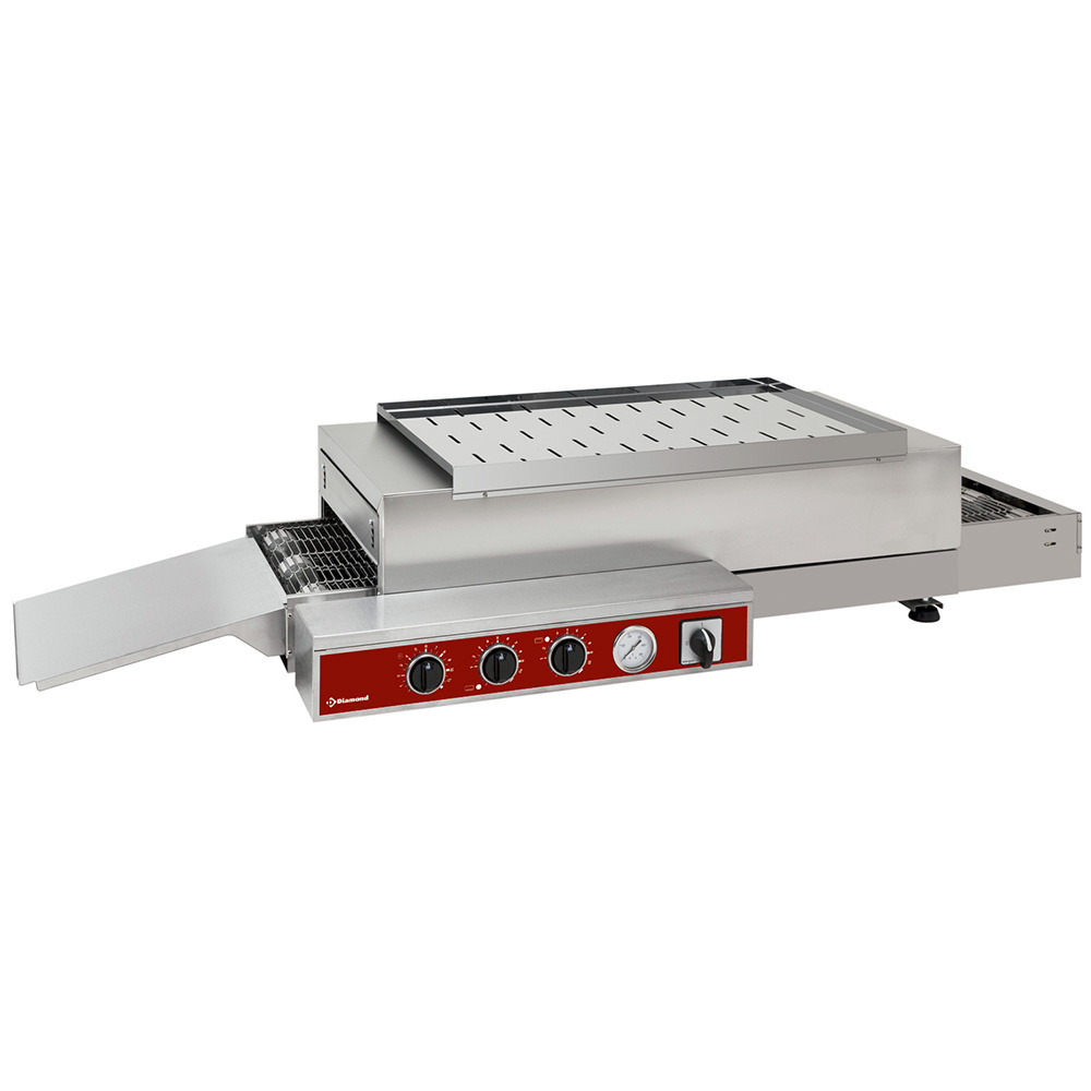 Electric conveyor oven, strip 375mm