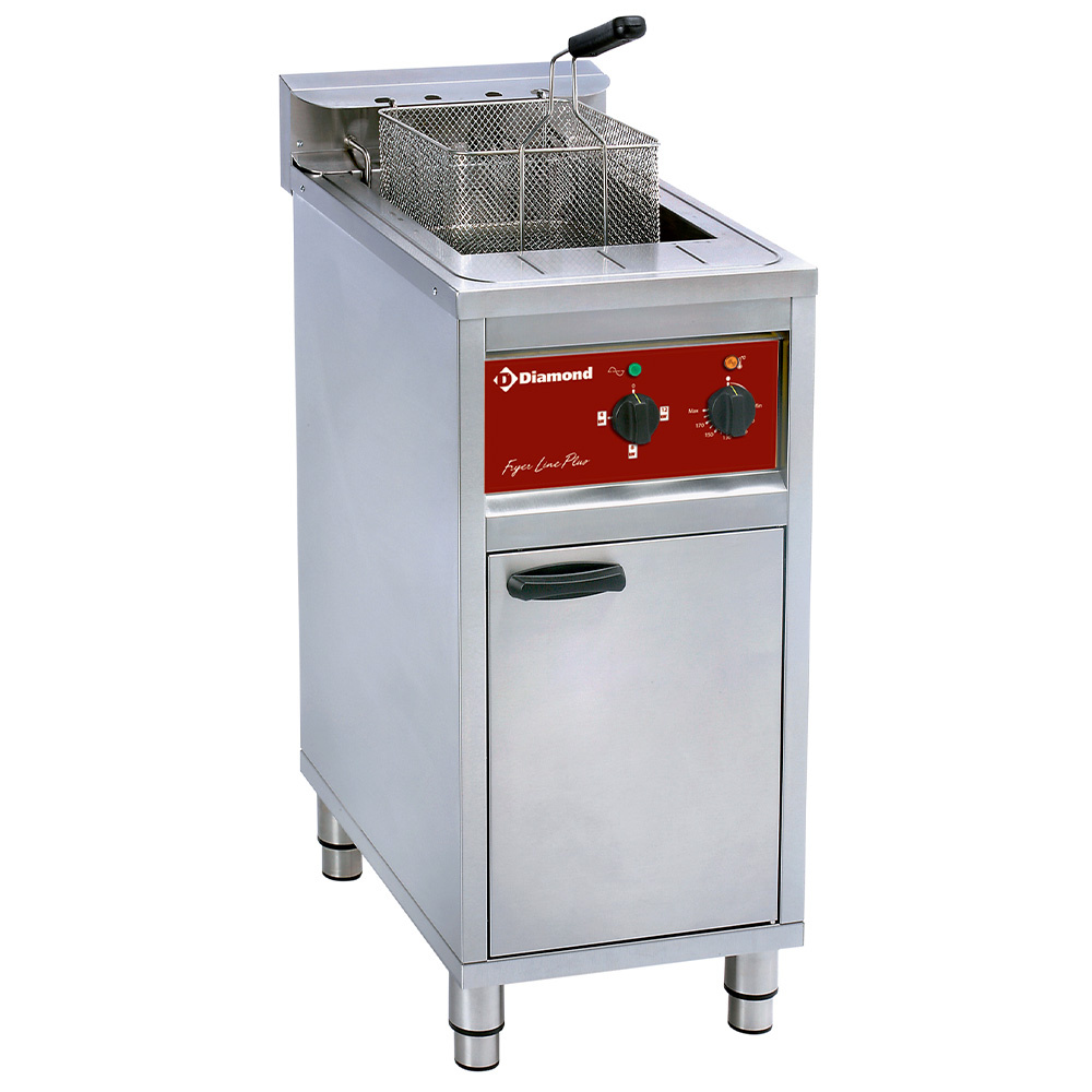 Electric fryer 16 lit. on undercarriage 4-8-12 Kw