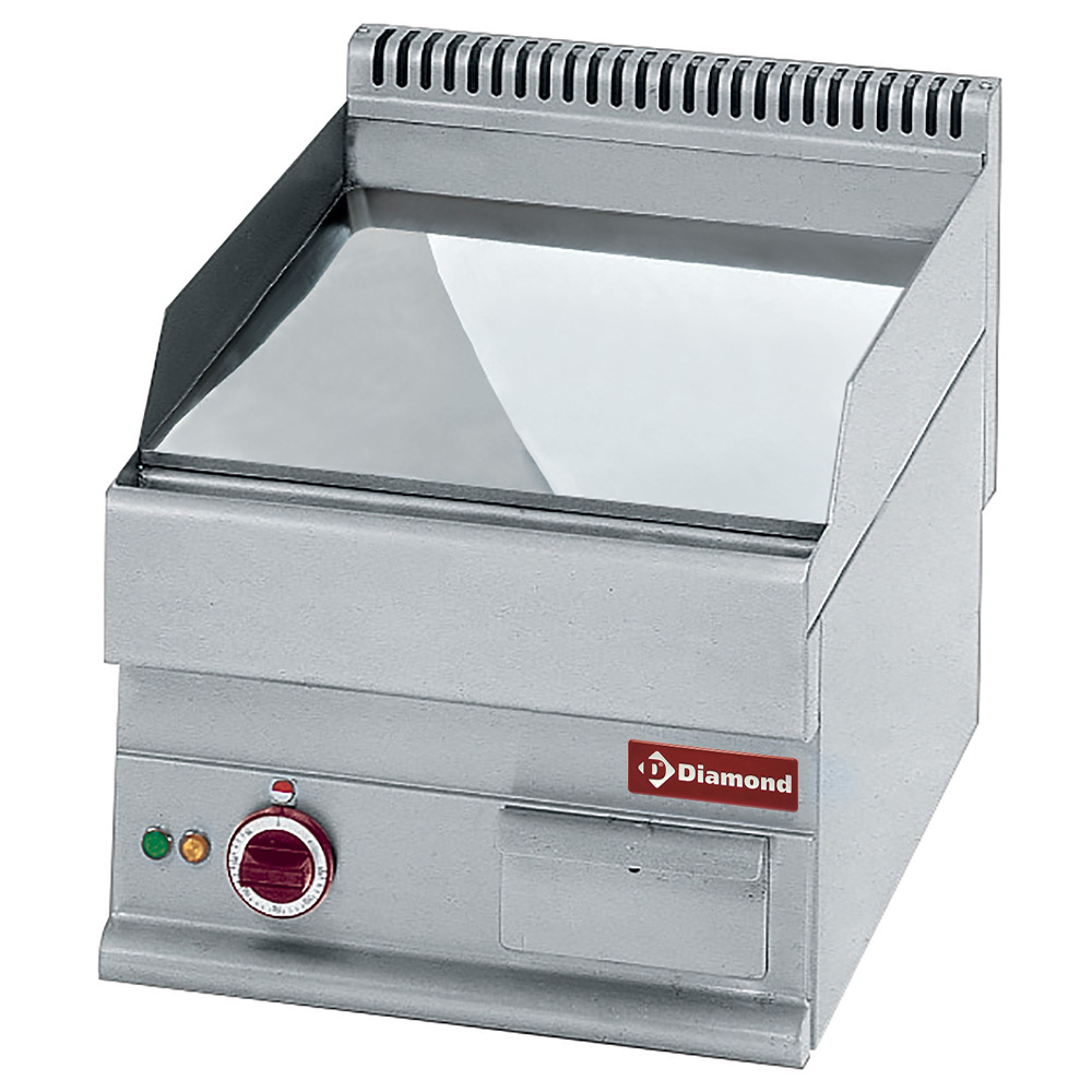 Flat electric cooking plate -Top- hard chrome "50 µm"