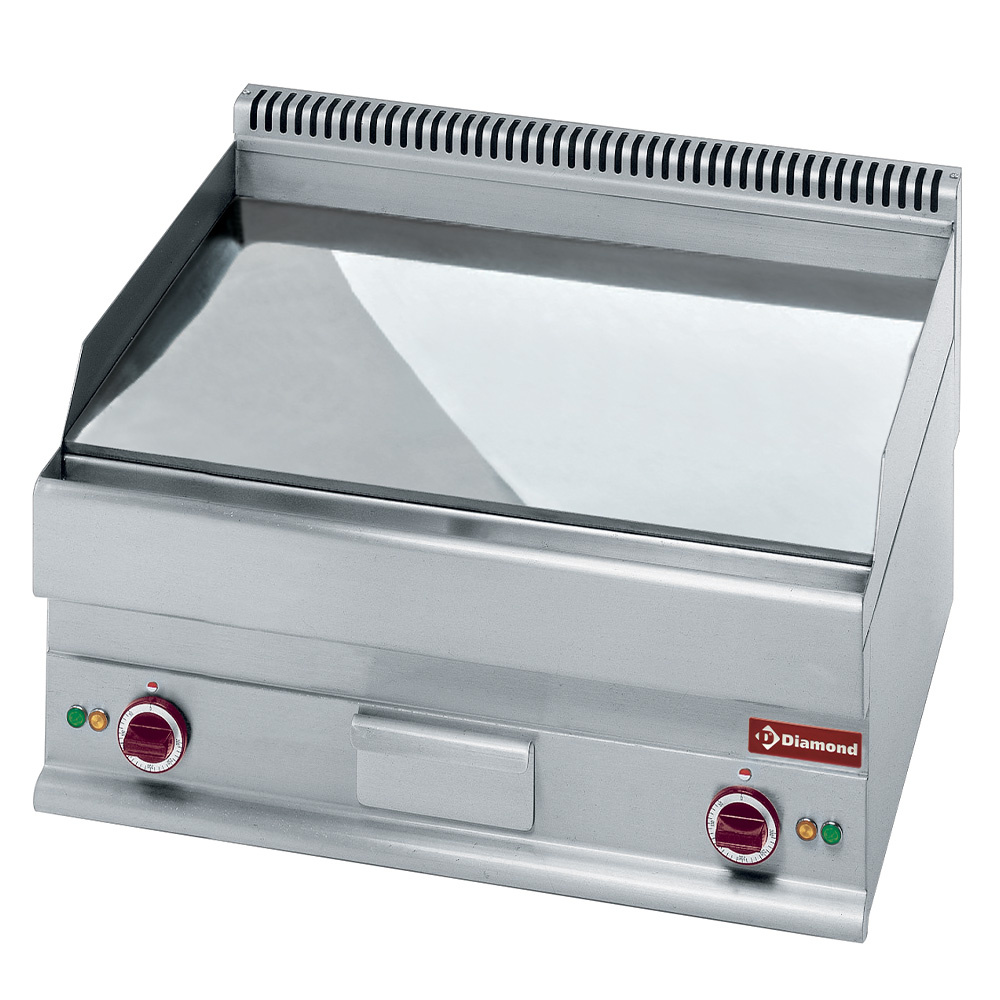 Flat electric cooking plate -Top- hard chrome "50 µm"