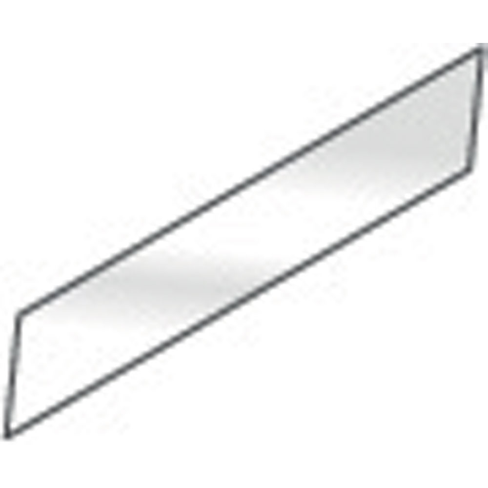 Front glass for superstructure