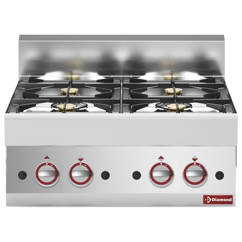 Gas cooker 4 burners -Top-