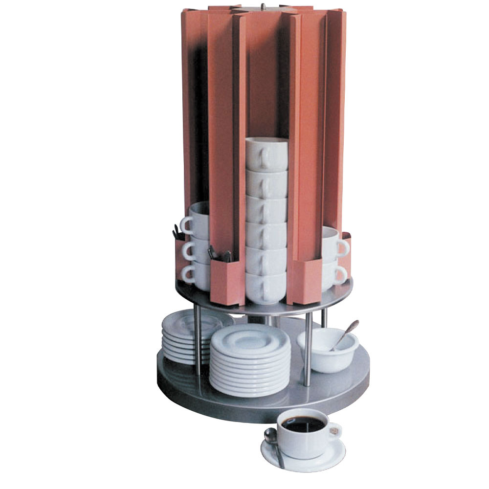Heated carrousel for cups 70/88 mm