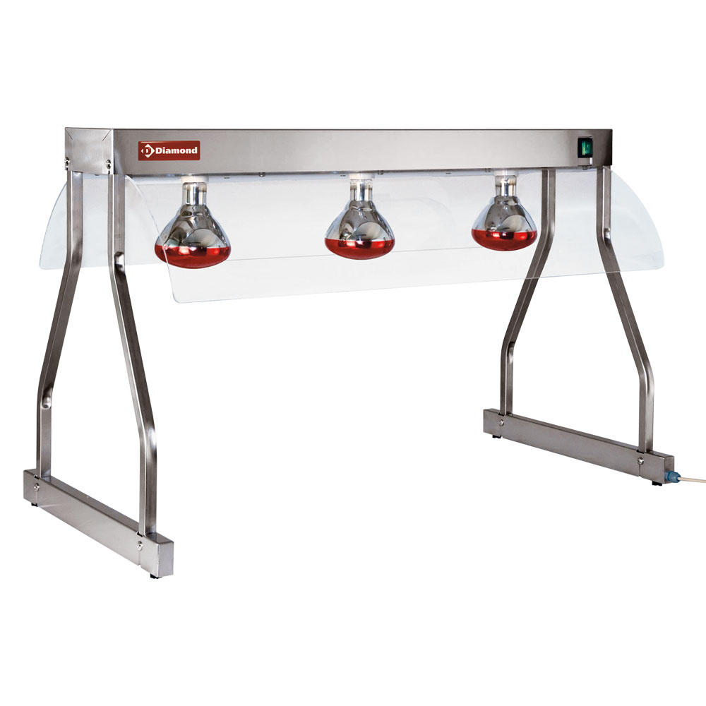 Heating bridge, infrared lights (3x 250 W)