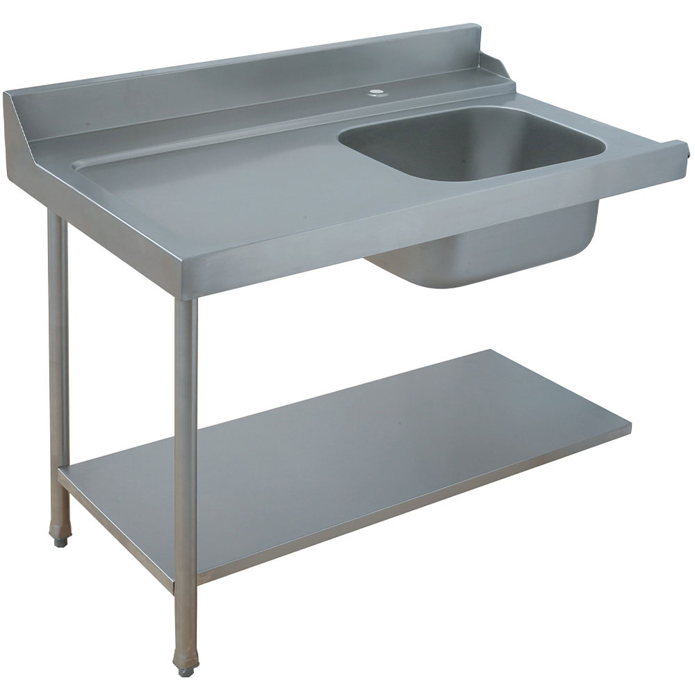 Left pre-wash entry table