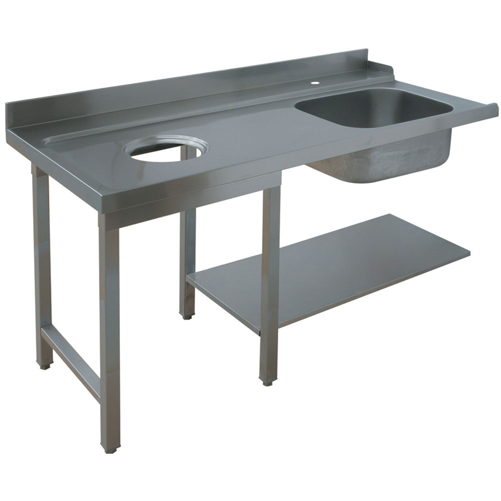 Left pre-wash entry table