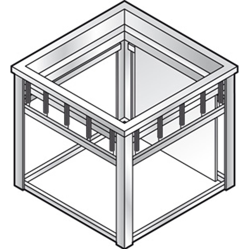 Neutral lift for baskets 500x500 mm