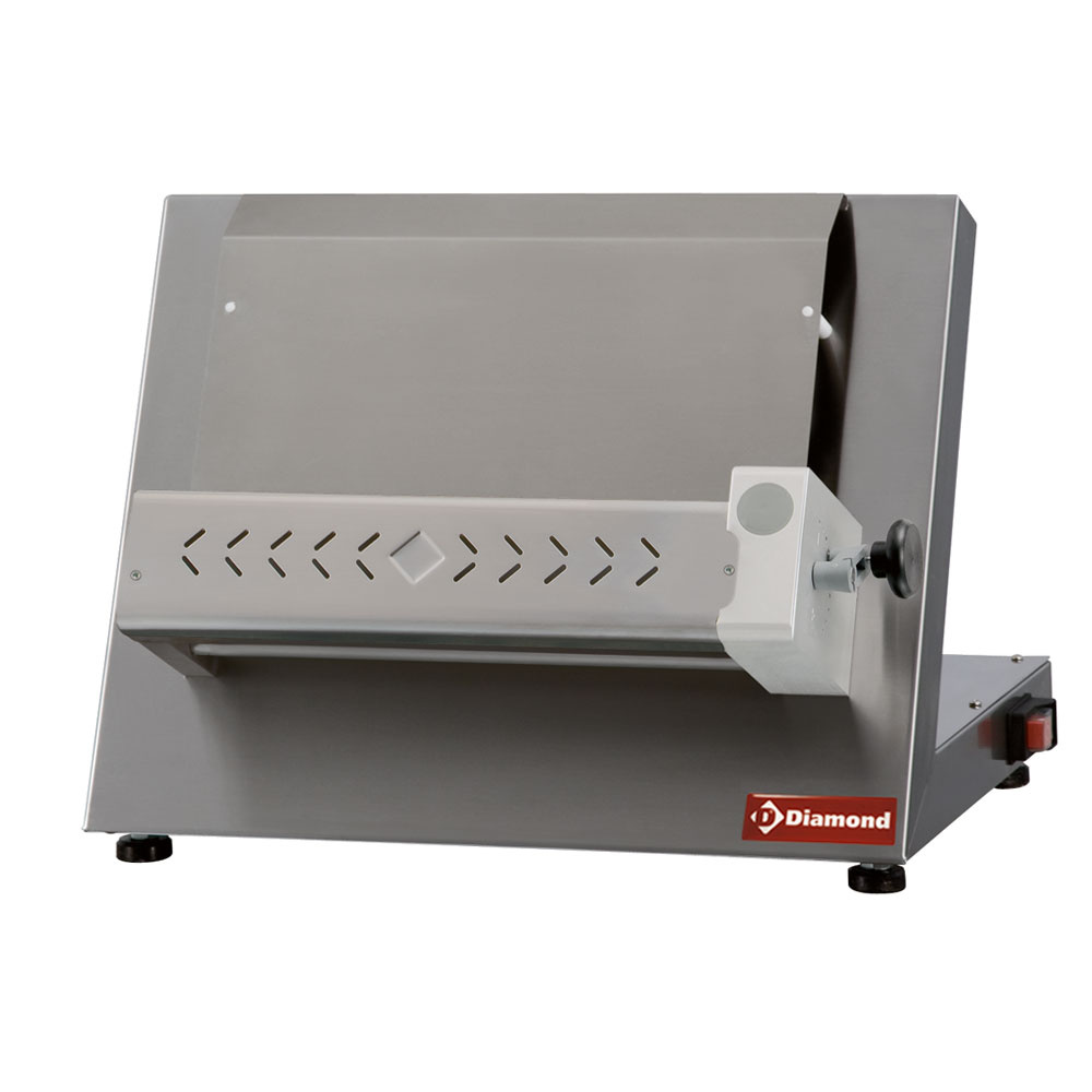 Pizza rollerø 420 mm, 1 roller "Linear", in stainless steel