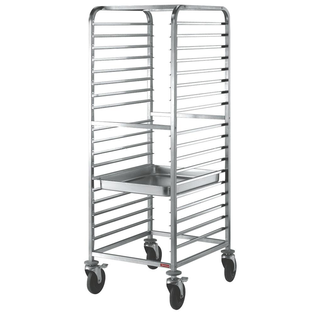 Plate trolley 20x GN 2/1, space 75 mm