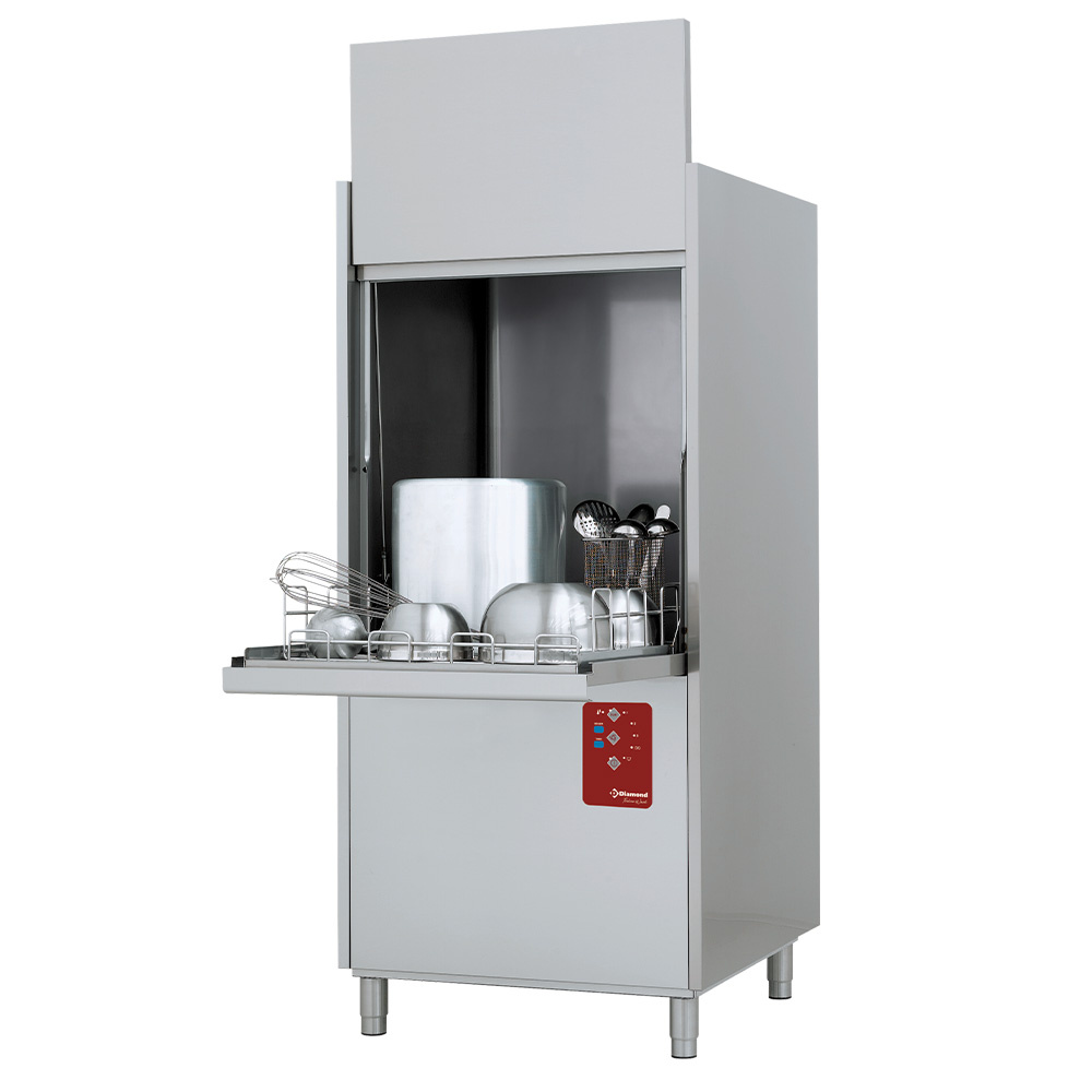 Pot washer basket 700x700mm + Break Tank