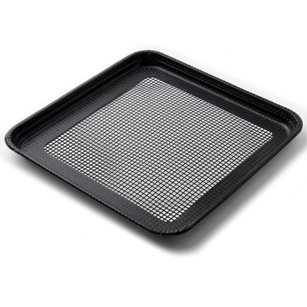 Set of 2 perforated teflon baking trays 