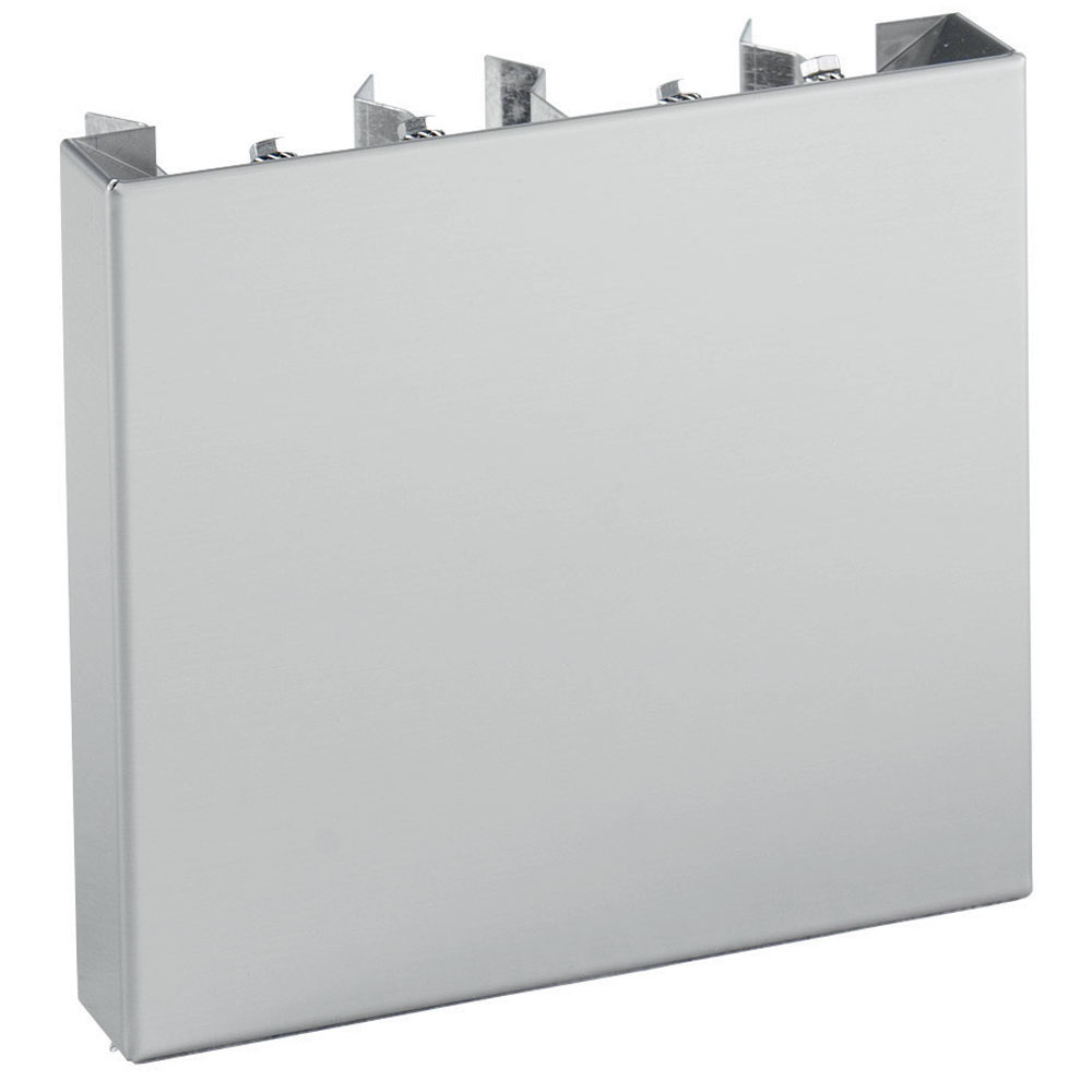 Stainless steel front plinth 400 mm