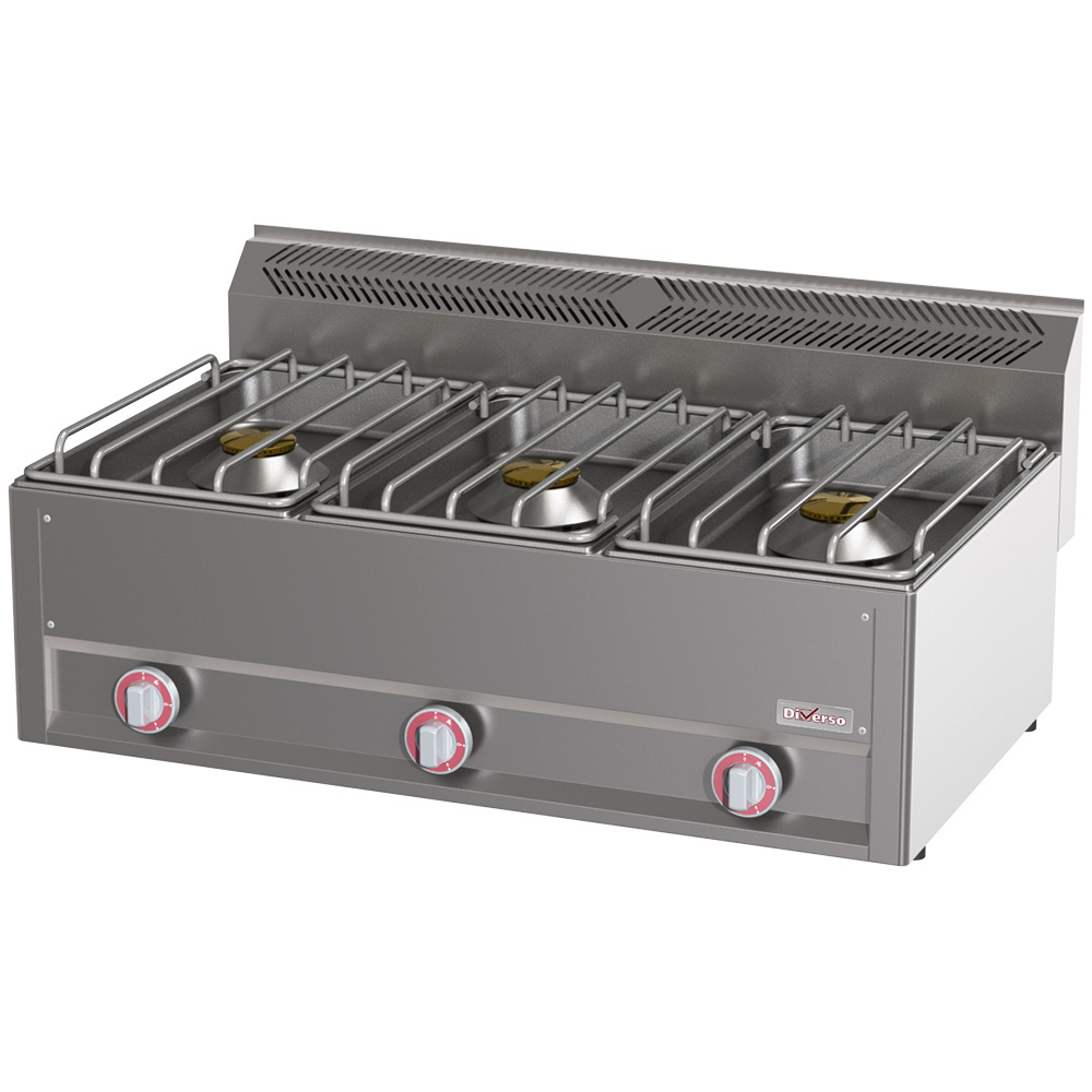 Stove 3 burners 8 kW super powerful -Top-
