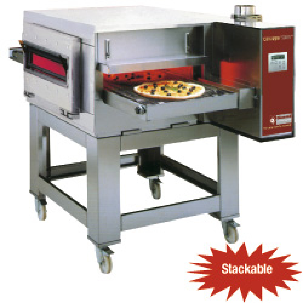Ventilated ovens with heat transition gas 40-30 pizzasø 350 mm