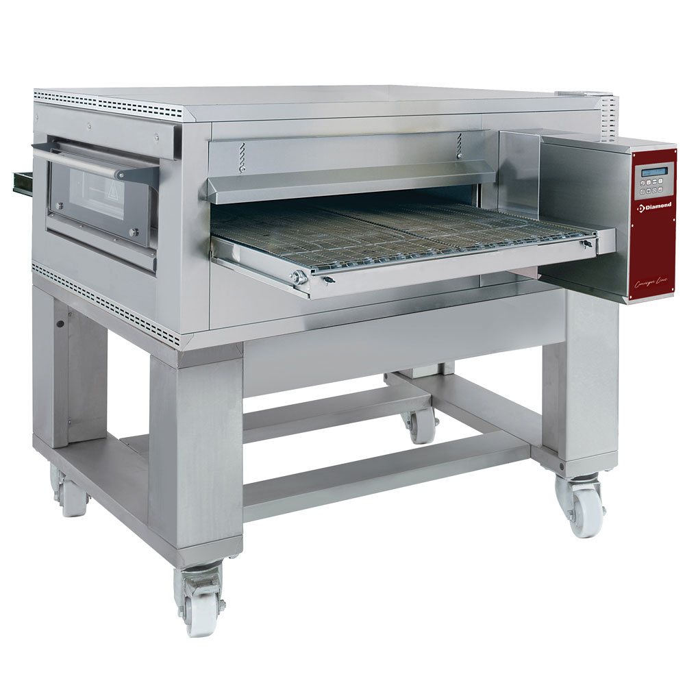 Ventilated ovens with heat transition gas, width 1000 mm