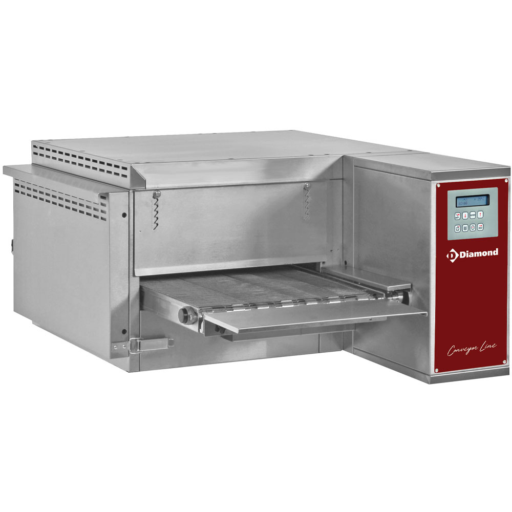 Ventilated ovens with heat transition gas, width 400  mm