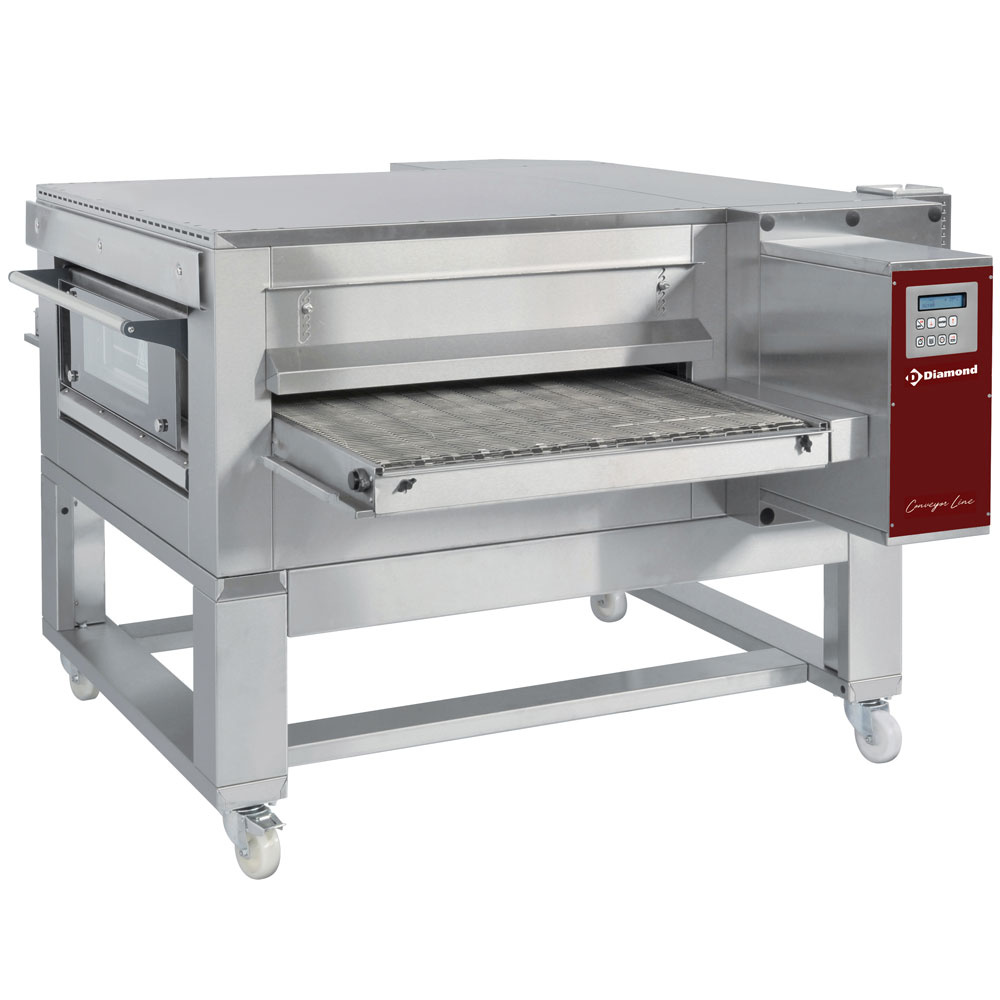Ventilated ovens with heat transition gas, width 800  mm