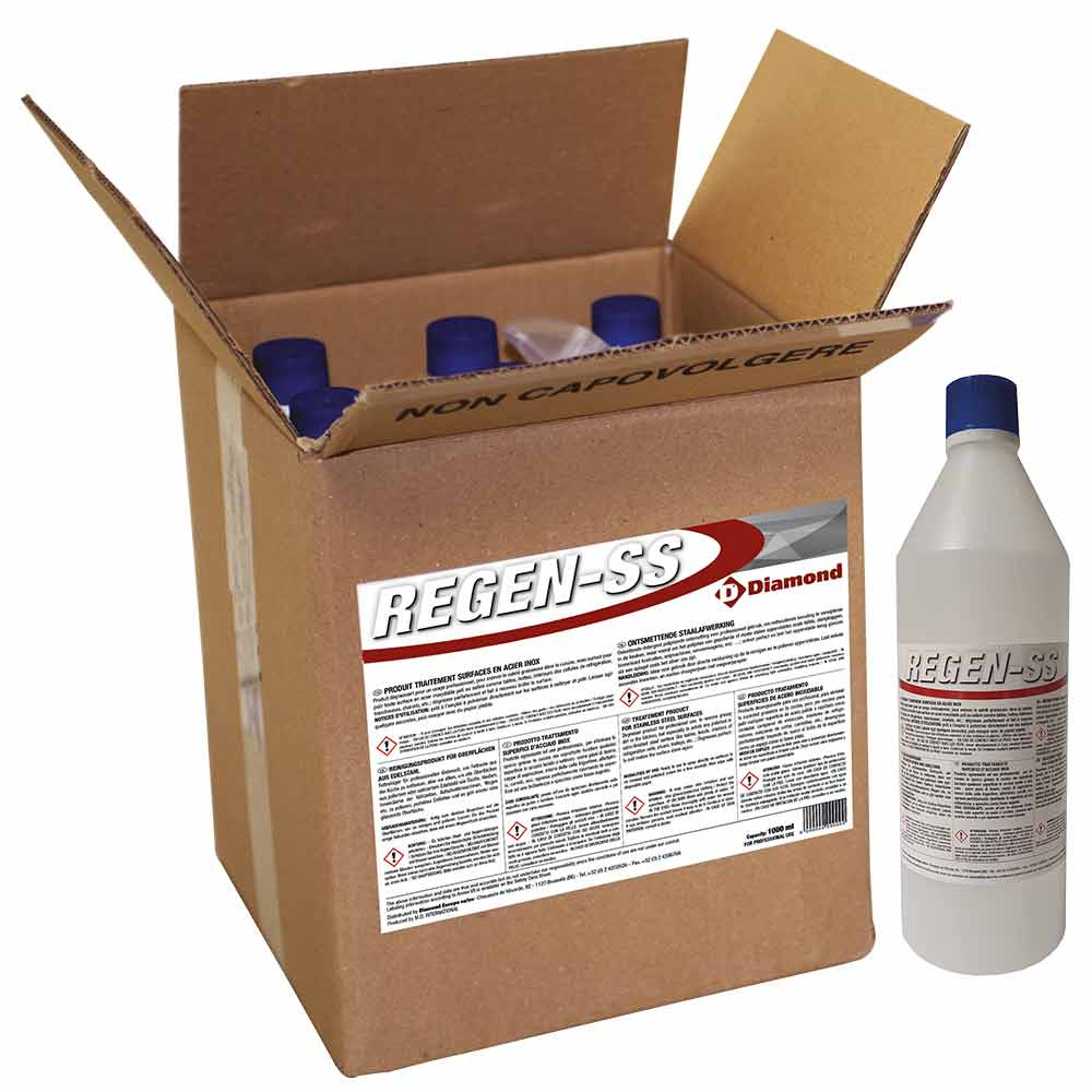 Produit traitement surface en acier inox 9  FL. x 1 KG