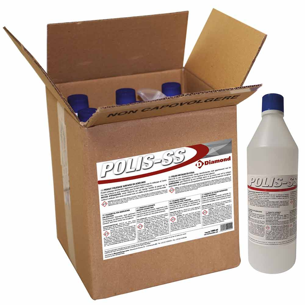 Produit polissage surface en acier inox 4 FL. x 1 KG