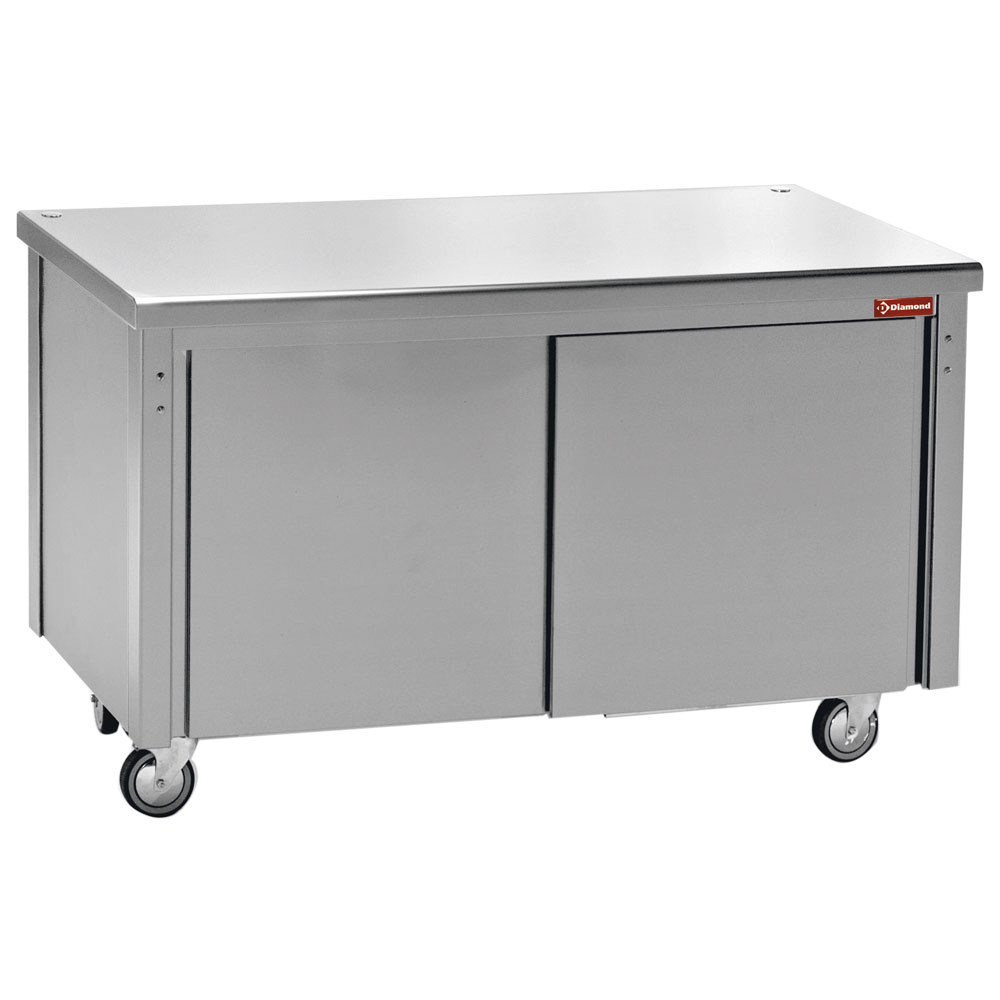 Elément armoire neutre, portes battantes 2x GN 1/1