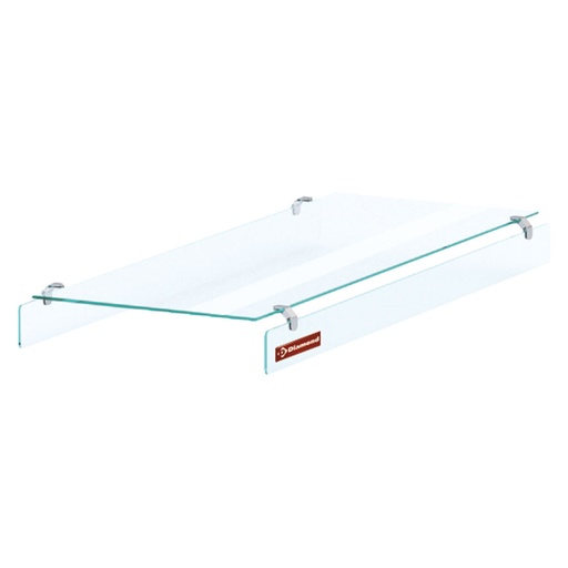 [IN/VD08] Central "right" glass border on 90° on each side, 2x GN 1/1