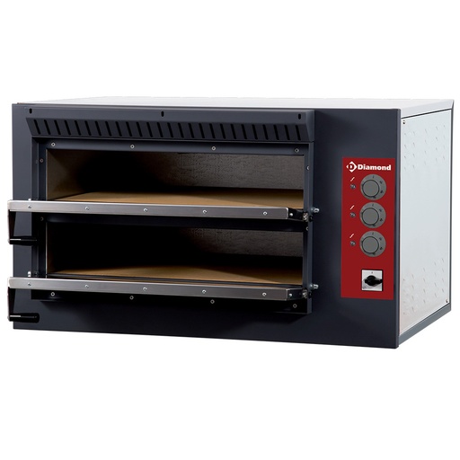[E3F/24R] Electric pizza oven, 2 chambers