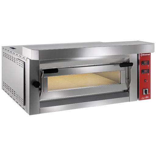 [LFD-04-LX] Electric pizza oven, 4 pizzas 350mm - FULL refractory stone