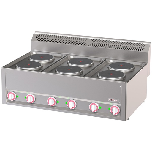[WR-E6PT-19] Electric range 6 plates, -Top-