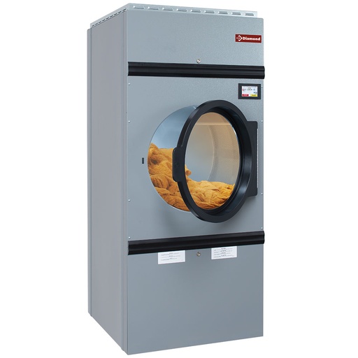 [DSE-34/TS] Electric rotary dryer, capacity 34 kg, with alternate rotation TOUCH SCREEN