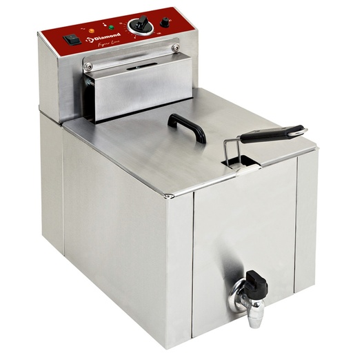 [F12TR/SP] Electric table top fryer " S-POWER" 12 liters + tap