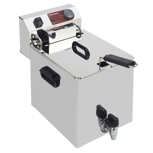 [EF101-TN] Electric table top fryer 10 liters + tap