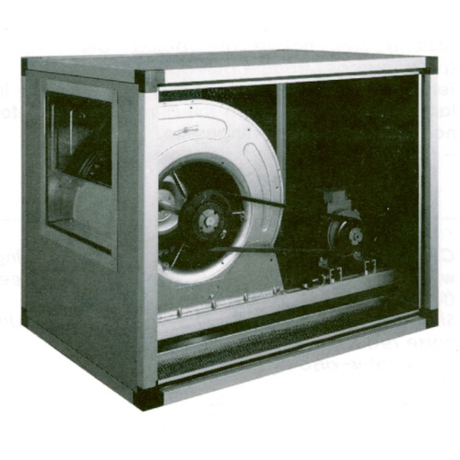 [CT10/10152VS] Centrifugal ventilator with isolated caisson, driven by belt, 2 velocities, 5000 m³/h