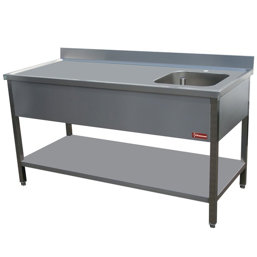 [TV1871D-D] Chef table 1 tank 400x400h250 
