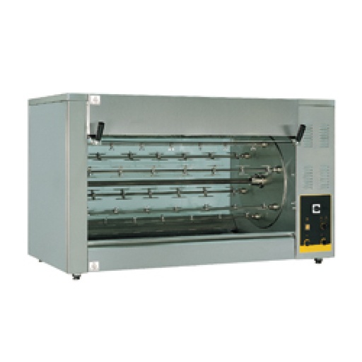 [PG36-6/108] Chicken grill gas, 6 splits of 1080 mm, 36 pcs - 1410 mm