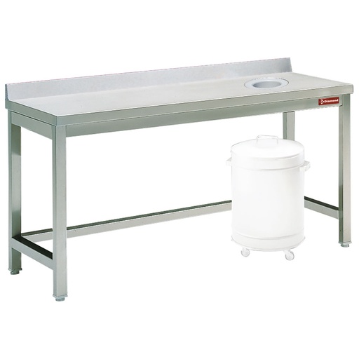 [TS2070A] Cleaning and sorting table, waste op., edge