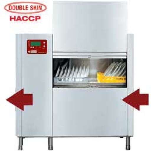 [DATIC20EK-230/3-DX-] Dishwasher with traction drawn baskets "Traction Line Plus"