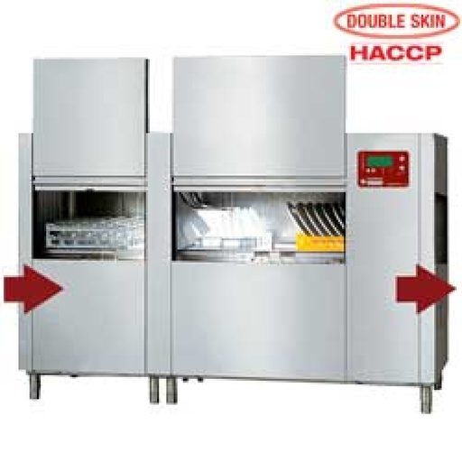 [DATIC37EK-230/3-] Dishwasher with traction drawn baskets "Traction Line Plus"