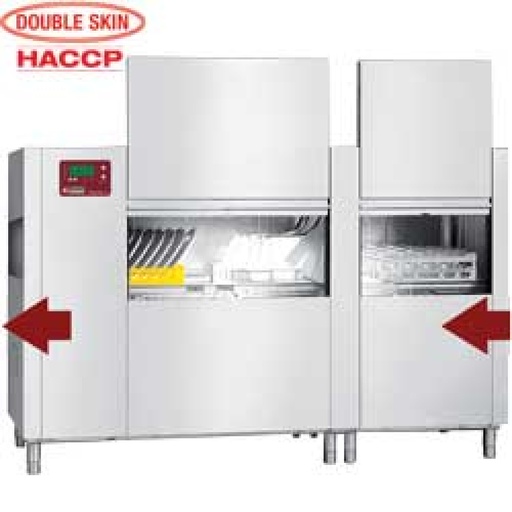 [DATIC37EK-230/3-DX-] Dishwasher with traction drawn baskets "Traction Line Plus"