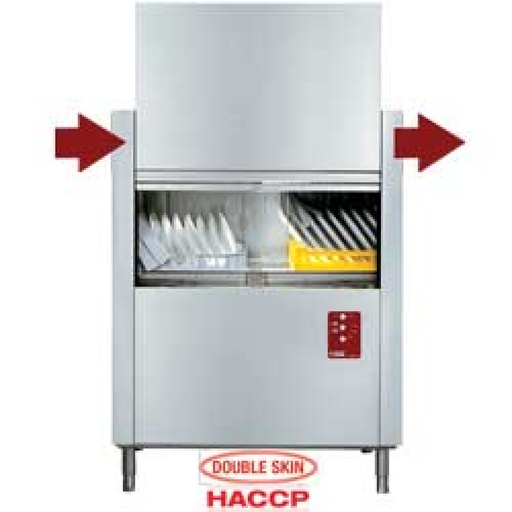[D117-EK-230/3-] Dishwasher with traction drawn baskets "Traction Line"