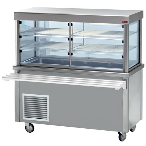 [RPTV15-R2] Display element and refrigerated top on open cupboard