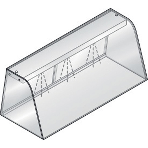 [DPA/SP12] Display with lighting element (LED), closed with sliding doors